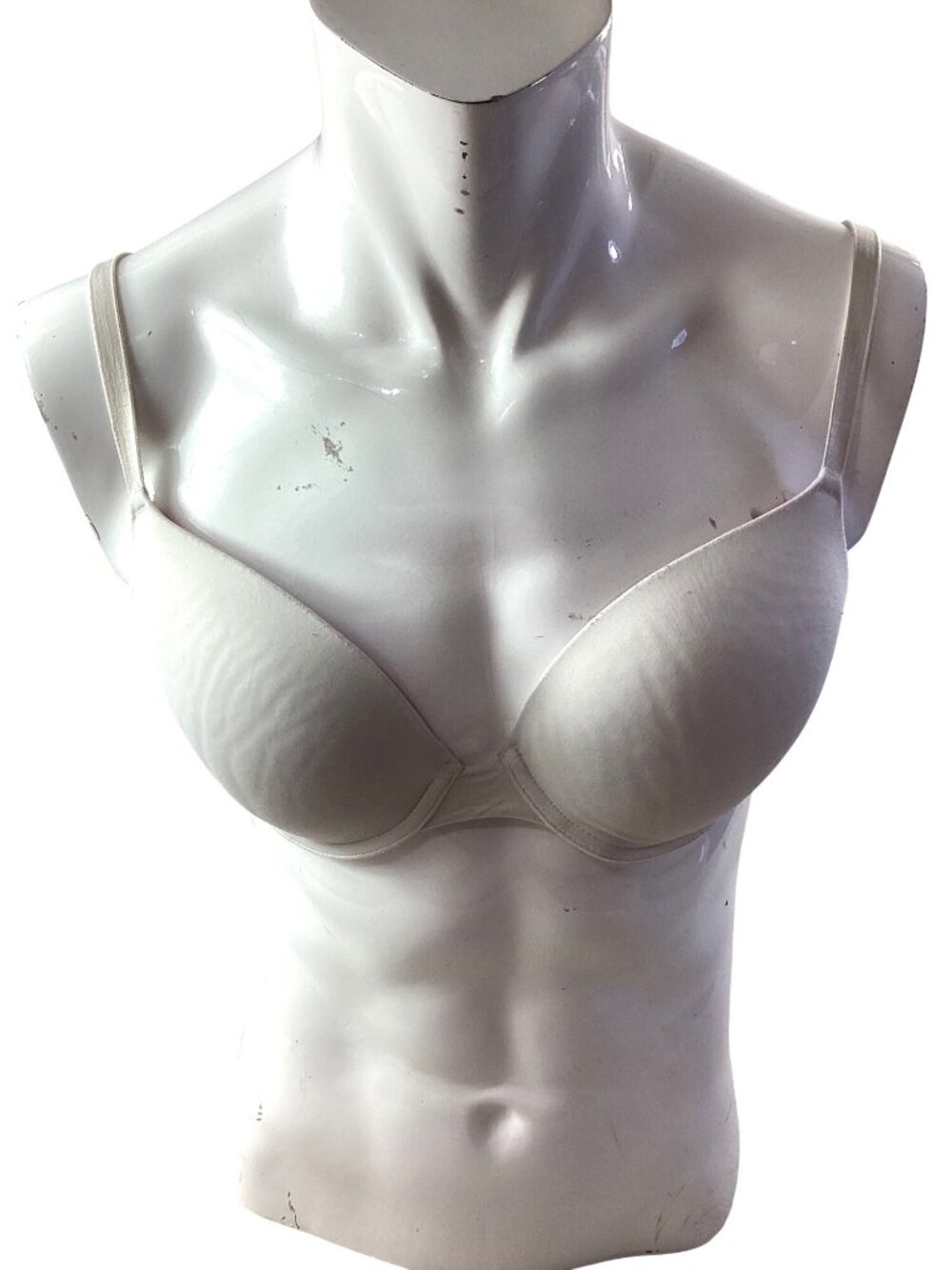 Victoria’s Secret Pink White wired Seamless T Shirt Bra Padded  *36C